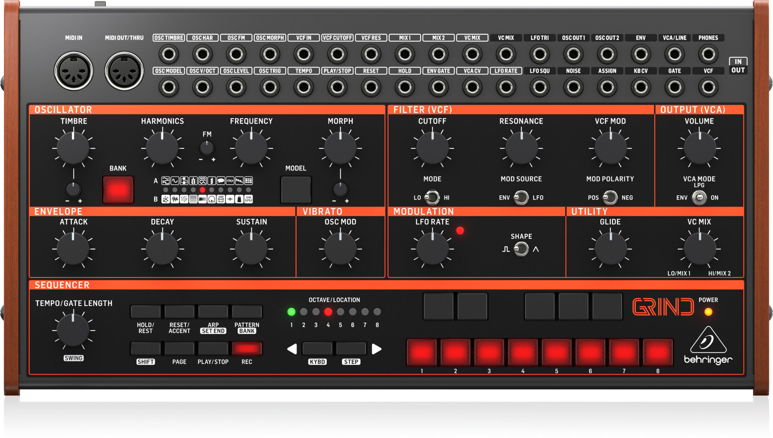 Behringer GRIND Hybrid Semi-Modular Synthesizer