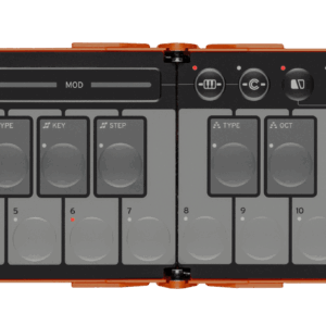 Korg nanoKEY Fold Lava Orange