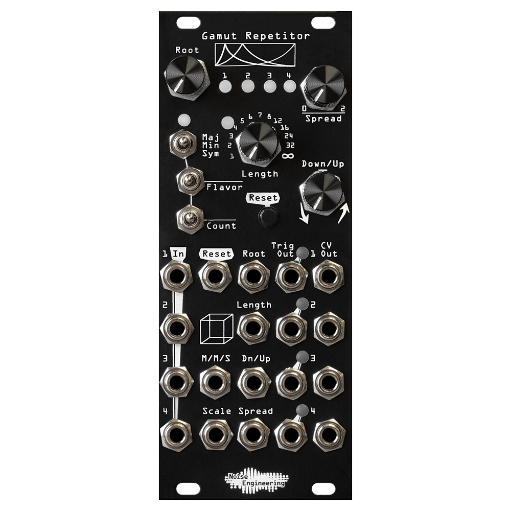 Noise Engineering Gamut Repetitor - Eurorack in Black
