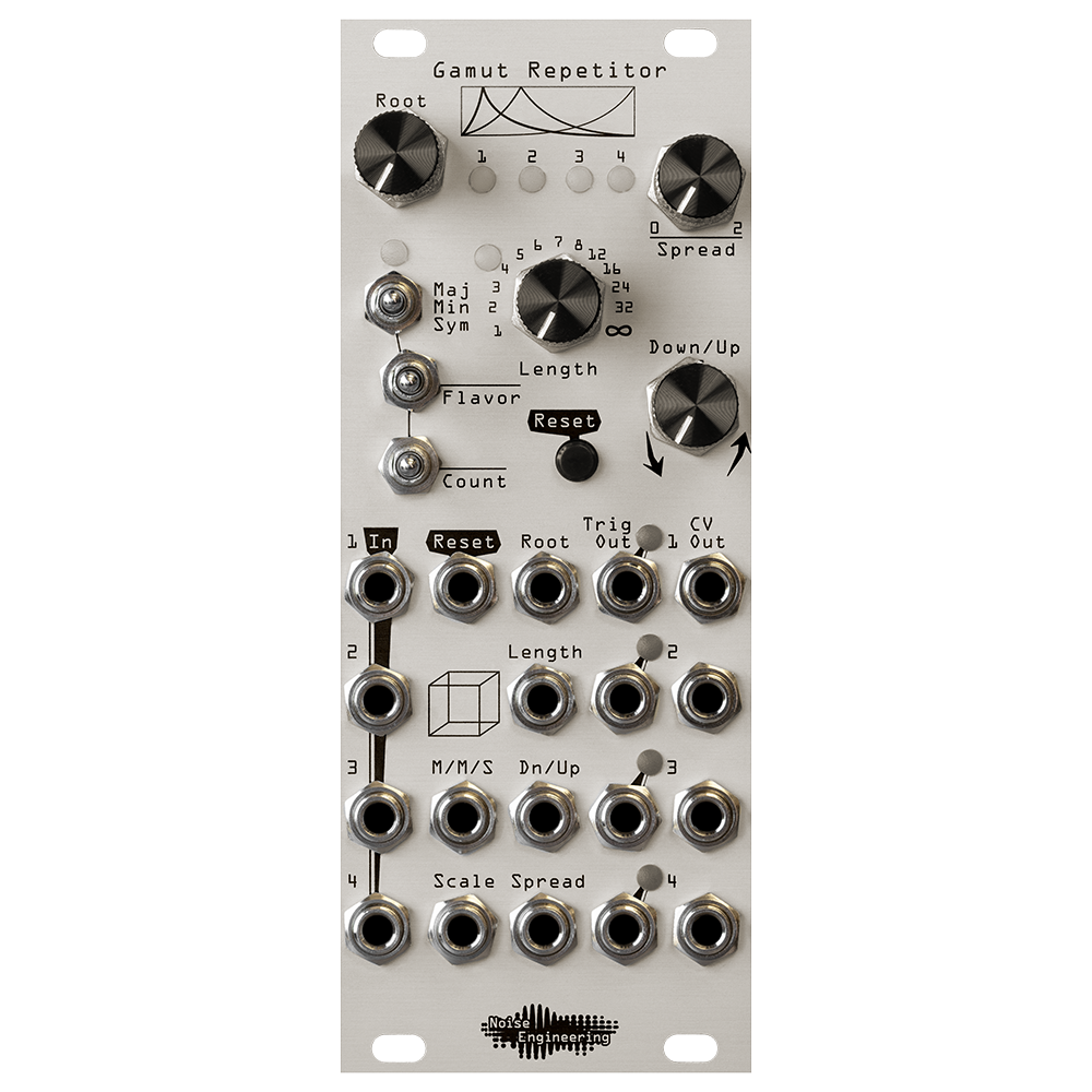 Noise Engineering Gamut Repetitor - Eurorack in Silver