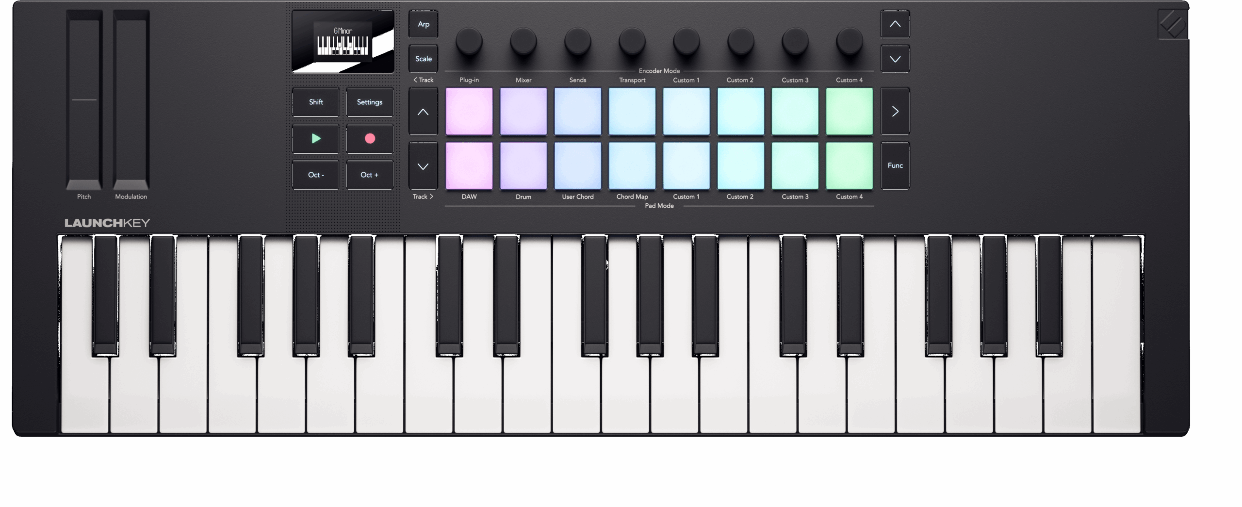 Novation Launchkey Mini MK4 37 Key DAW Controller Keyboard