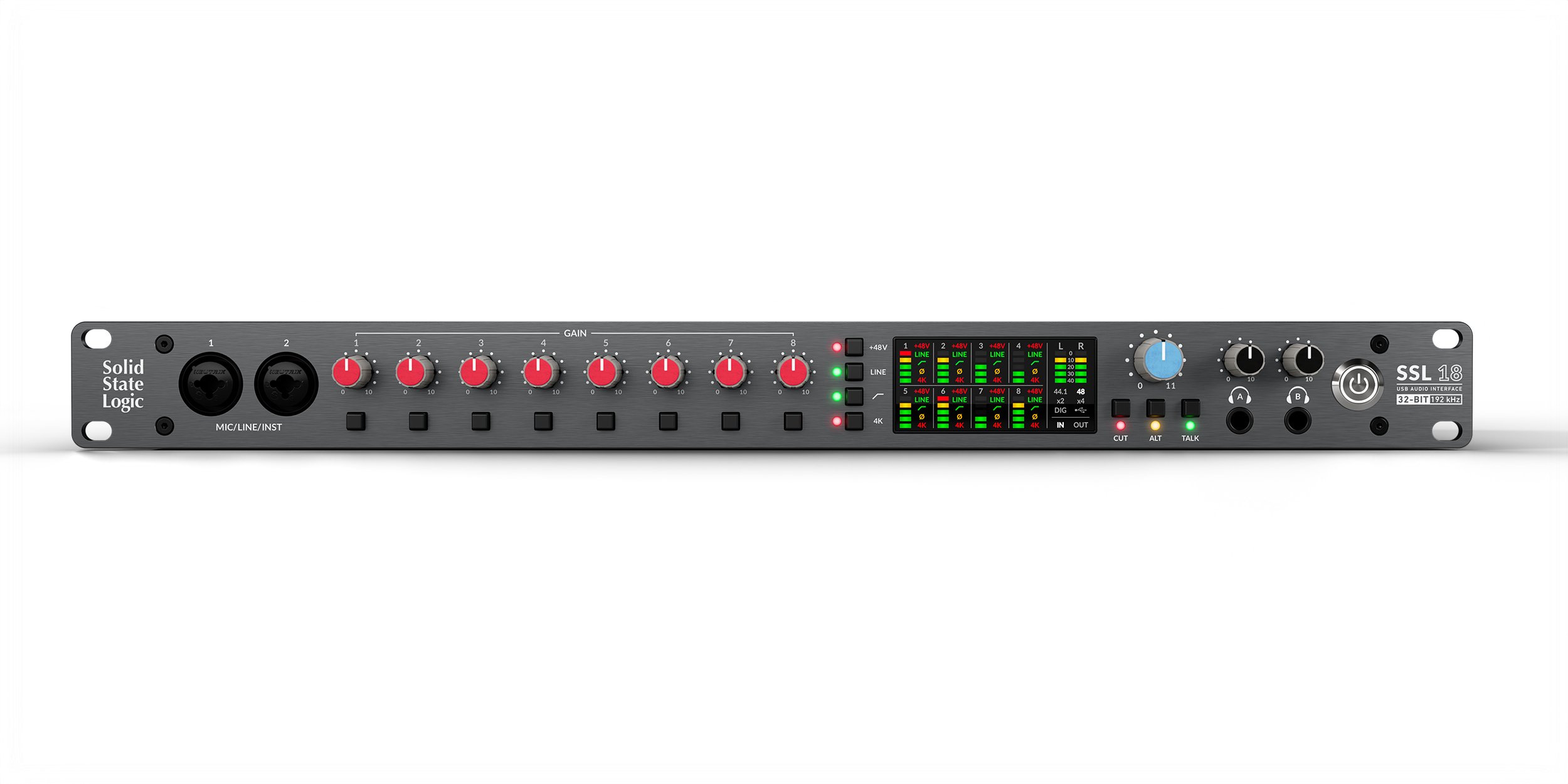 SSL 18 - 26in / 28out,High Performance USB Audio Interface