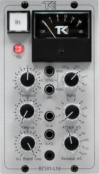 TK Audio BC501 500 Series Stereo Compressor Limited Edition