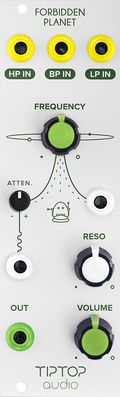 TipTop Audio - Forbidden Planet Analog Filter - White