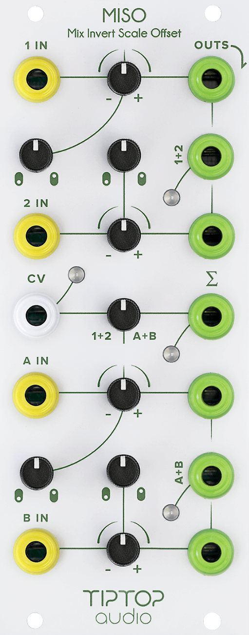TipTop Audio - MISO Mix Scale Invert Offset - White