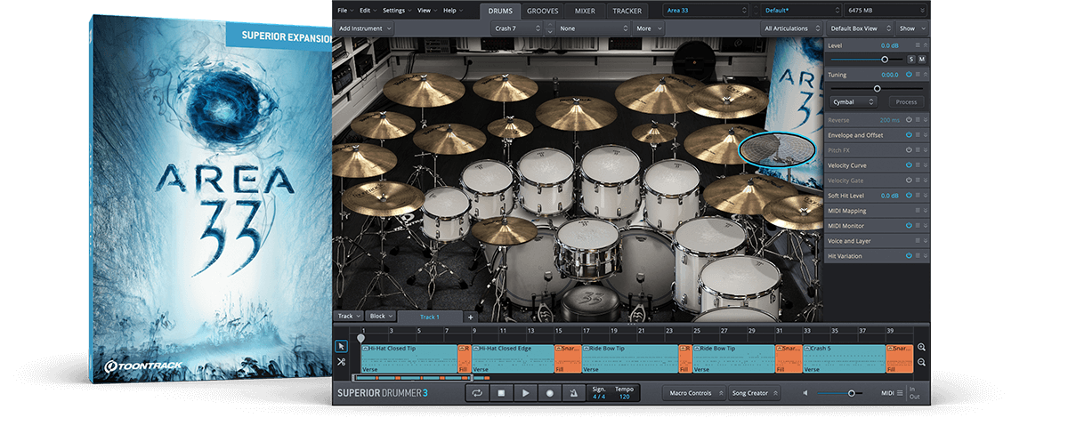 Toontrack Area 33 SDX