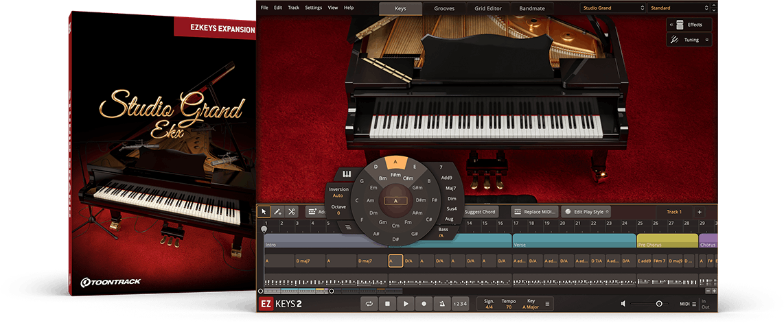 Toontrack Studio Grand EKX for EZkeys - ESD