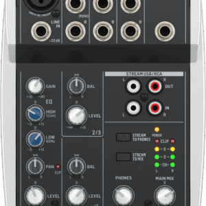 Behringer Xenyx 502S 5 Channel 2 Bus Mixer