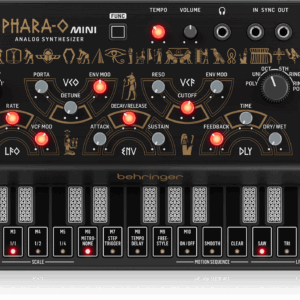 Behringer PHARA-O MINI - Analog Polyphonic Synthesizer with 3 VCOs,Classic VCF,Ring Modulator & 16-Step Sequencer