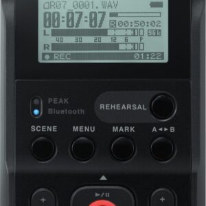 Roland R-07 High-Resolution Portable Audio Recorder in Black
