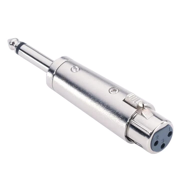 Andertons Pro Sound XLR female to 6.3mm mono socket (pin 2 hot)