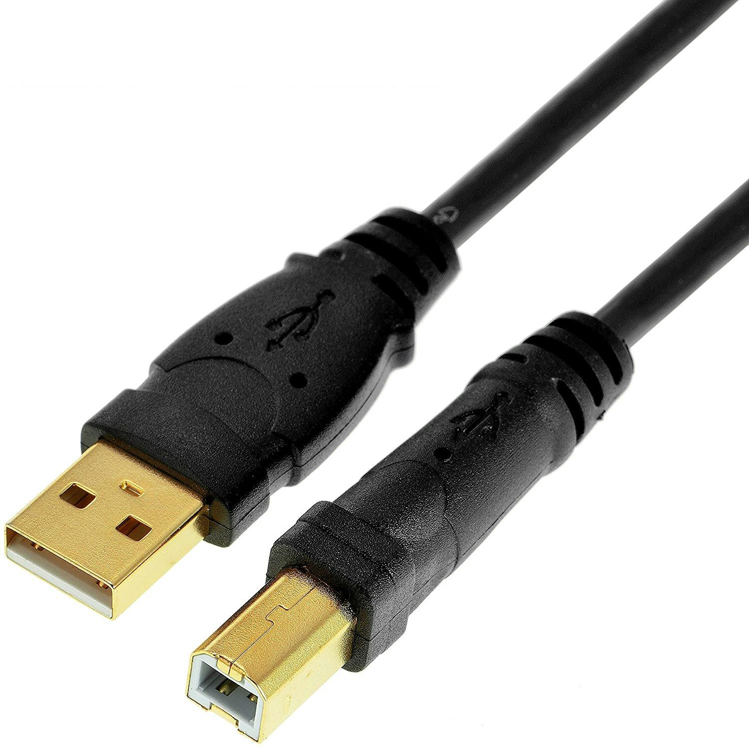 Andertons Pro Sound Gold Plated Premium USB Cable - 1.5M