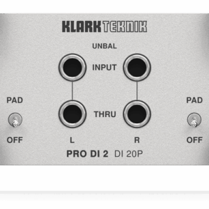 Klark Teknik DI 20P Passive Stereo DI Box