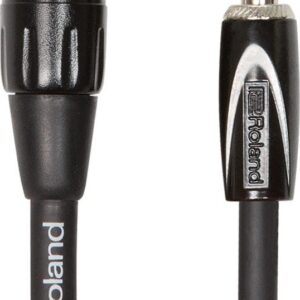 Roland RCC-15-TRXF Black Series 15ft/4.5m Interconnect Cable, TRS Male To XLR Female