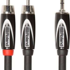 Roland 5ft / 1.5m interconnect cable,  3.5mm trs-dual rca