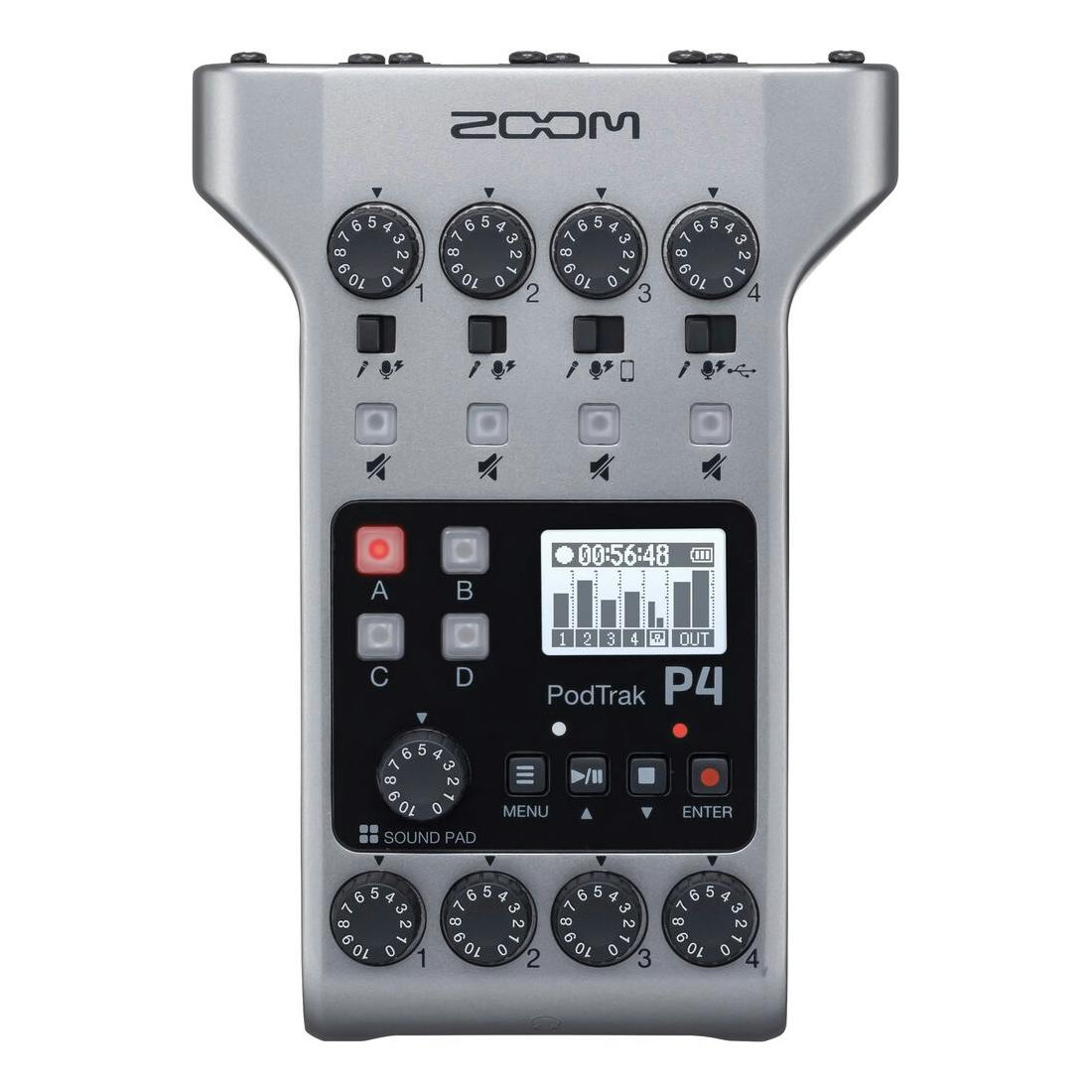 Zoom PodTrak P4 Podcast Recorder
