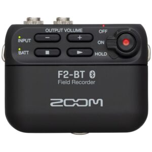 Zoom F2-BT Compact Field Recorder with Lavalier Mic & Bluetooth