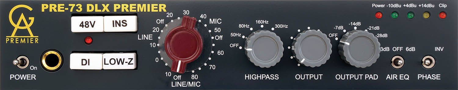 Golden Age Premier PRE-73 DLX Half Rack Preamp