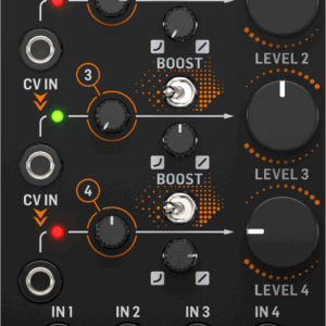 Behringer FOUR PLAY Quad Voltage Controlled Amplifiers & Mixer Module for Eurorack