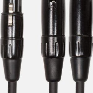 Roland RCC-YC-XF2XM 6 / 15CM Interconnect Cable, XLR(Female)-Dual XLR(Male), Y Cable