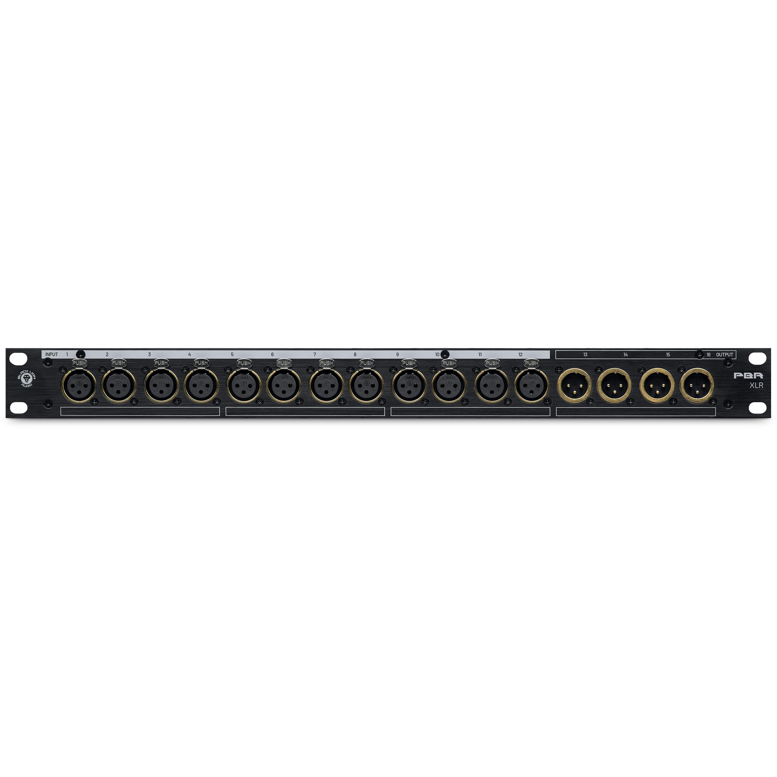 Black Lion Audio PBR XLR 16-Point Patchbay