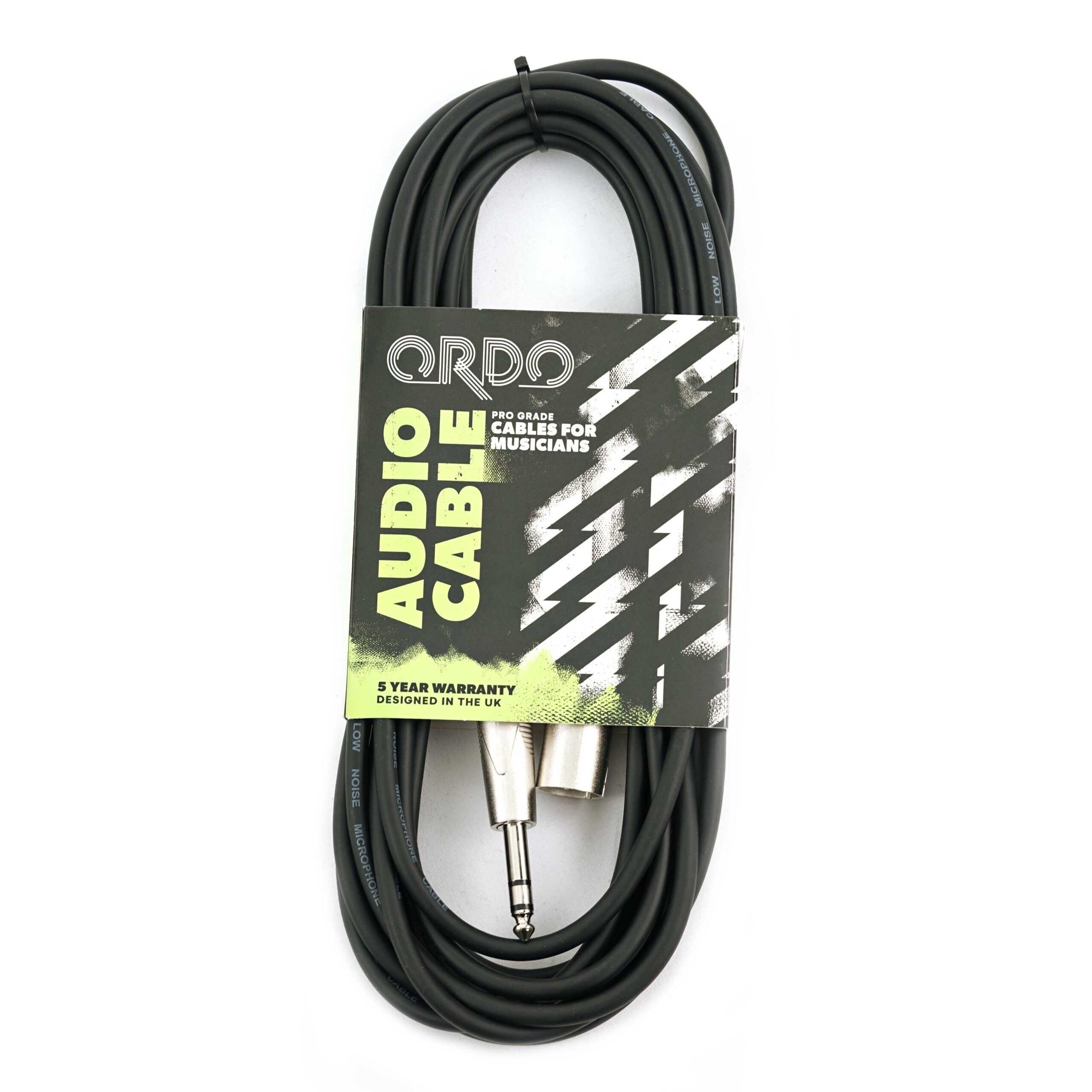 Ordo 3ft/1m Stereo Jack Male XLR Cable