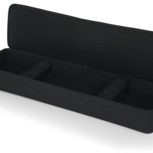 Gator Cases Rigid EPS Foam Lightweight Case with Wheels for Slim 76 Note Keyboards