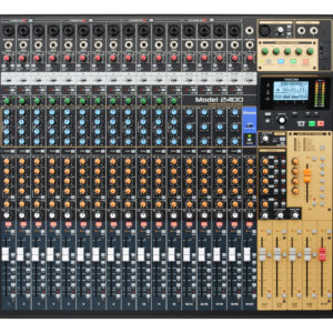 Tascam MODEL 2400 24 Channel Flagship Analogue Recording Console and Live Mixer with Audio Interface