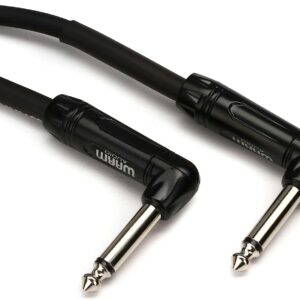 Warm Audio Pro Series Both Ends RightAngle Instrument Cable 6-inch / 0.2m