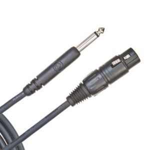 D'Addario Classic Series Unbalanced Microphone Cable XLR-to-1/4-inch 25ft
