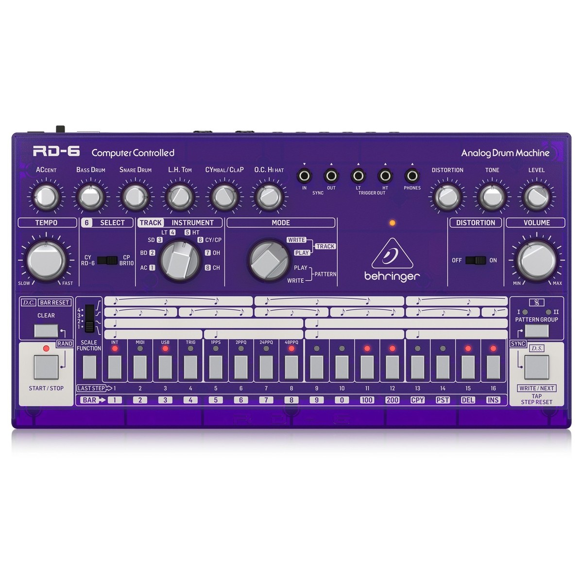 Behringer RD-6 Drum Machine, Purple