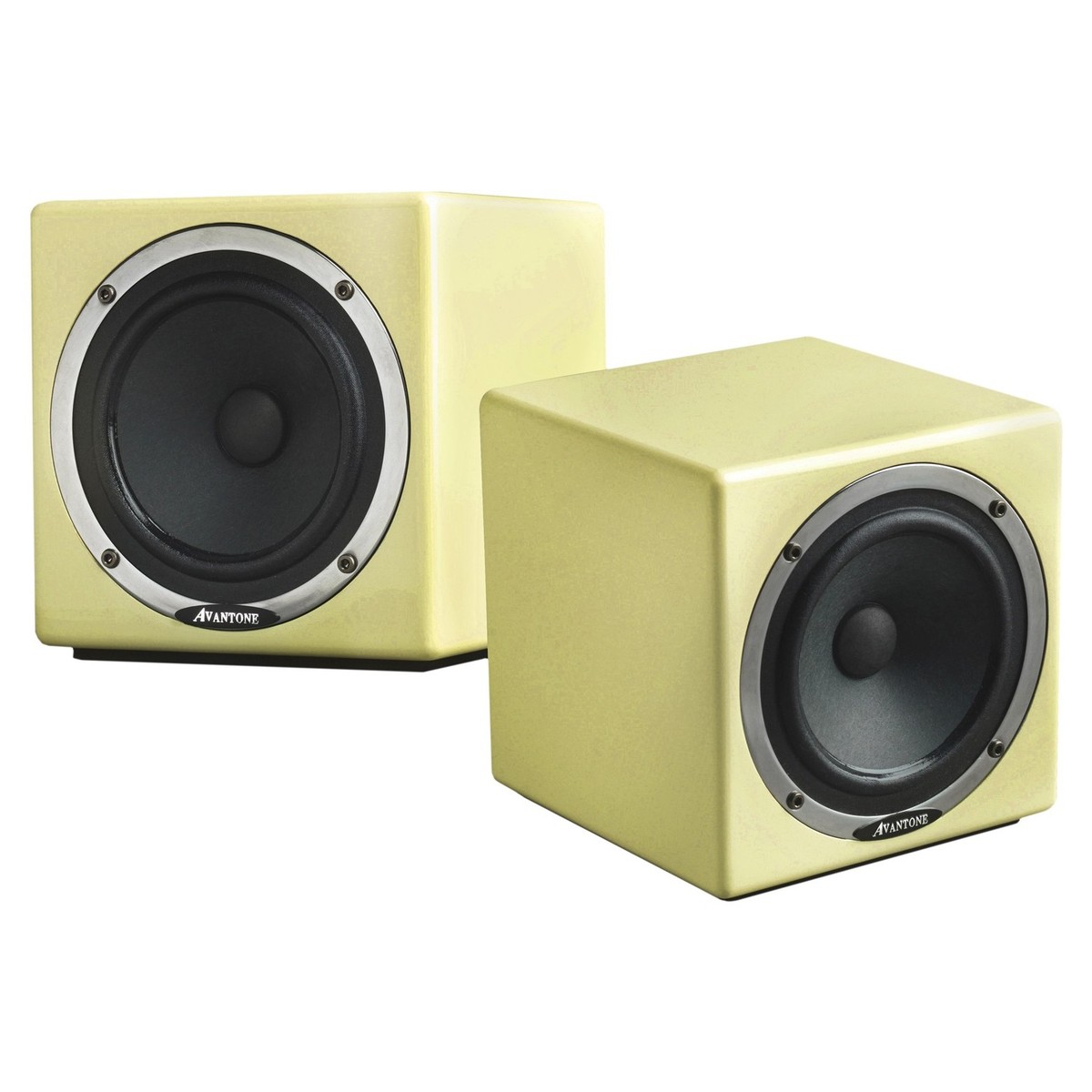 Avantone Mixcube Passive Studio Monitors, Butter Cream (Pair)