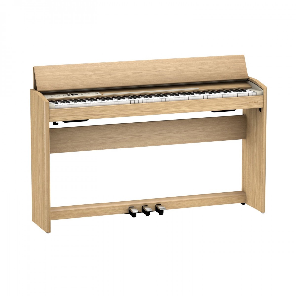 Roland F701 Digital Piano, Light Oak