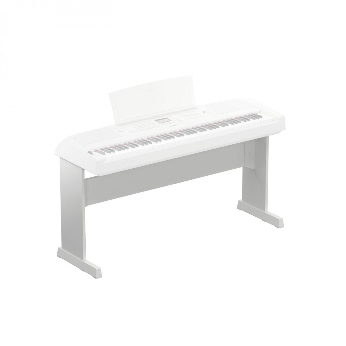 Yamaha L300W Stand for DGX 670, White