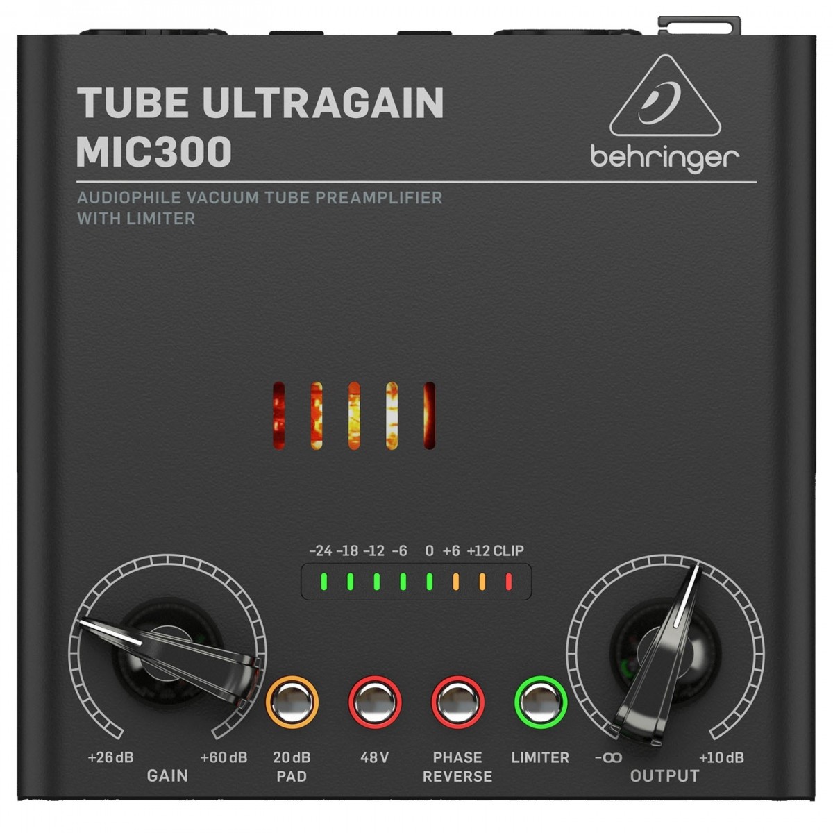 Behringer MIC300 Vacuum Tube Preamplifier with Limiter