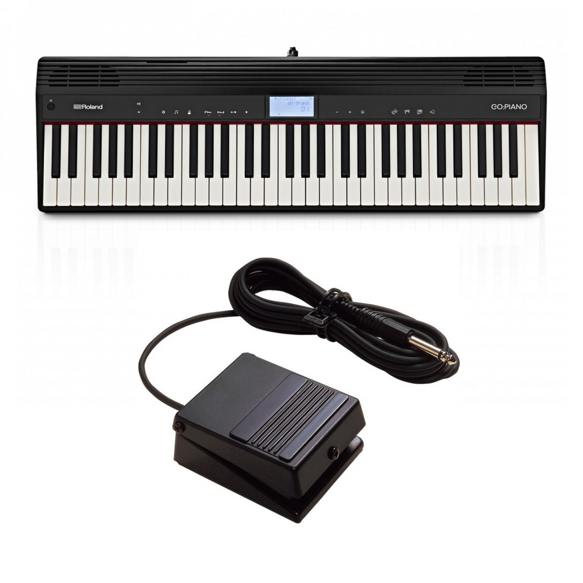 Roland Go:Piano 61 Key Digital Piano with DP-2 Damper Pedal