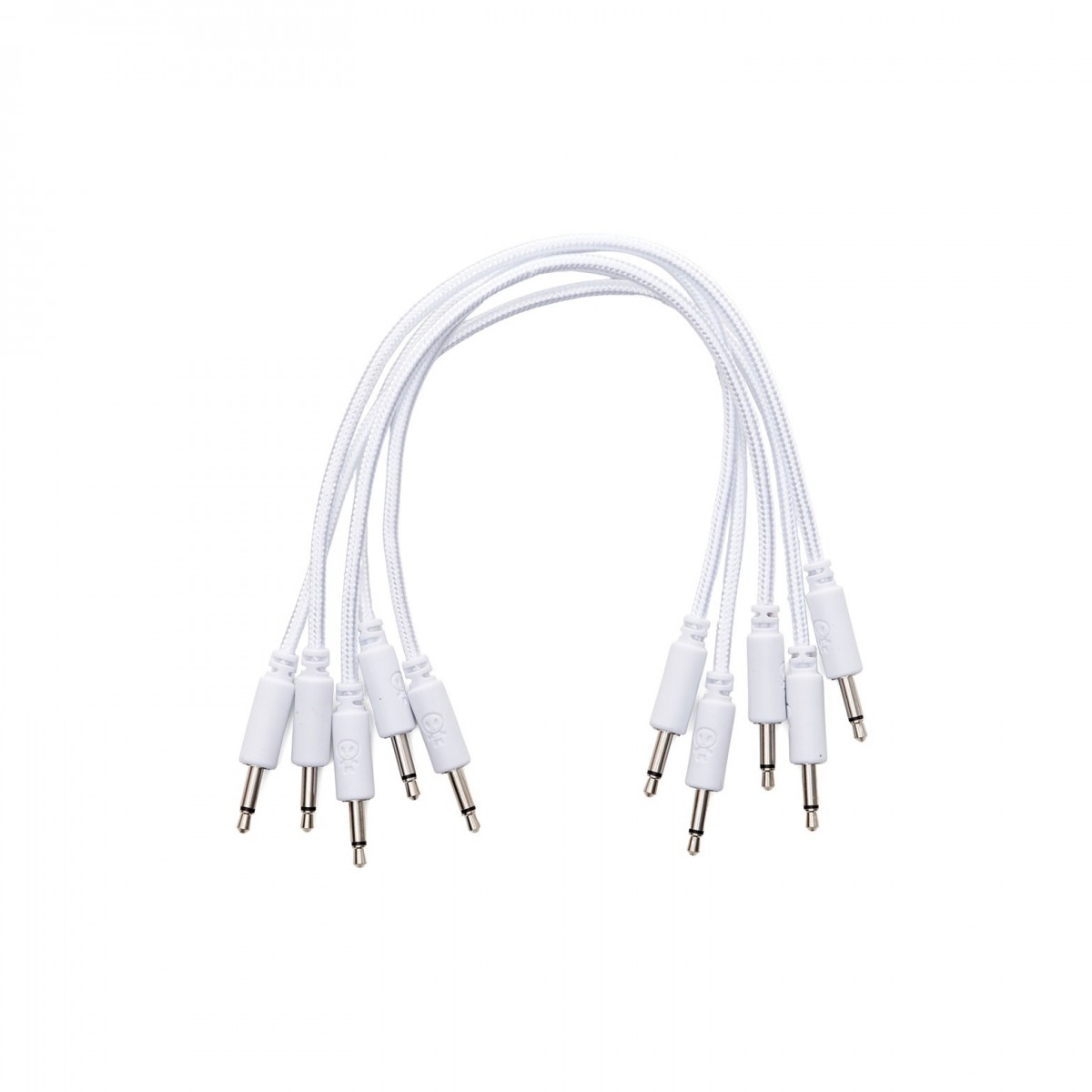 Erica Synths Eurorack Braided Patch Cables 30cm 5 Pack, White