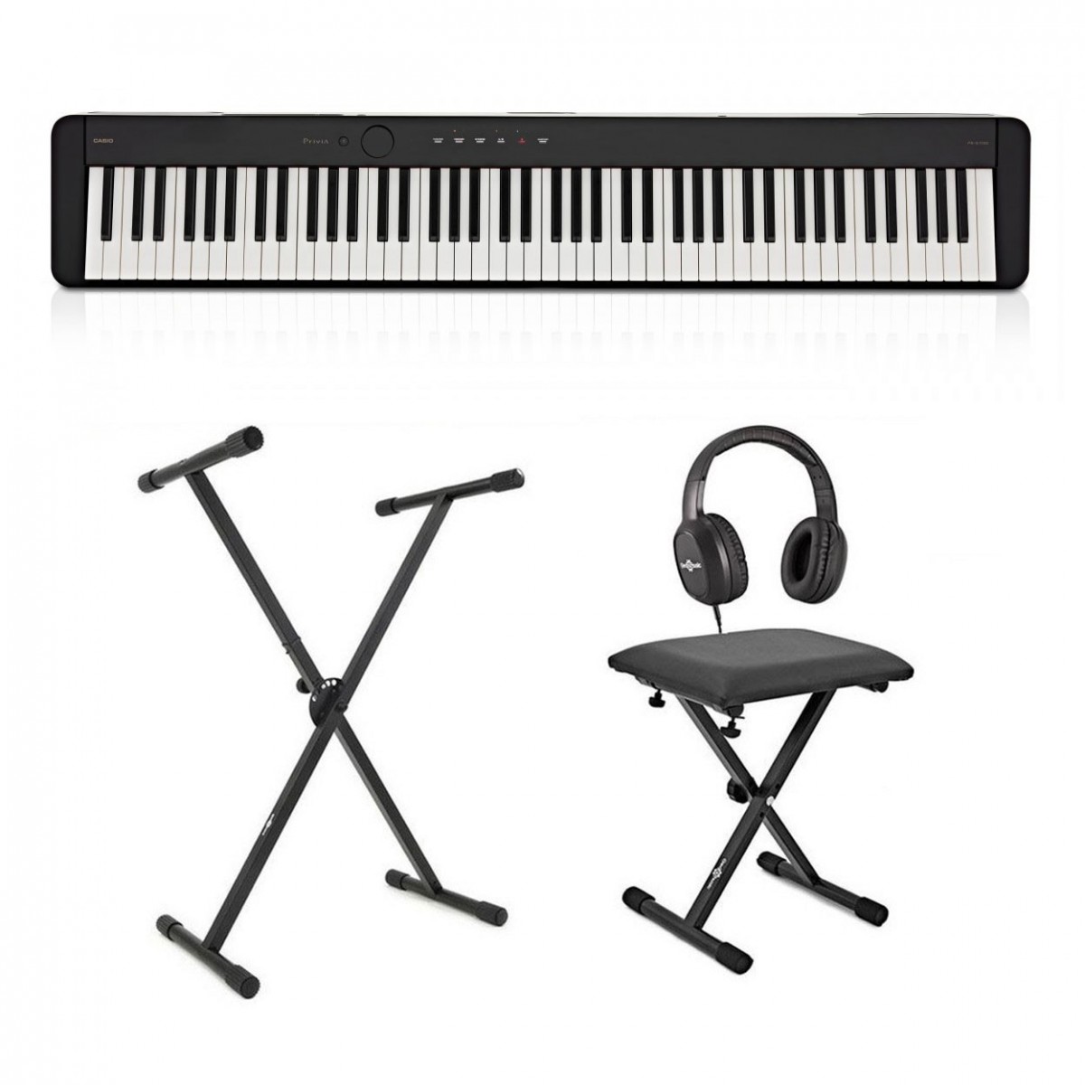 Casio PX S1100 Digital Piano X Frame Package, Black