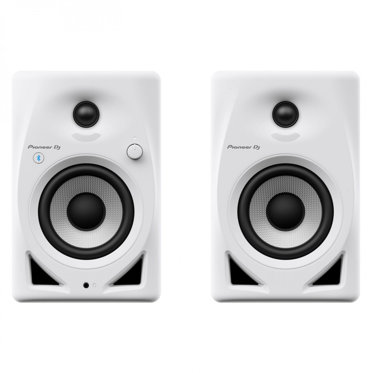 Pioneer DJ DM-40D-BT Bluetooth Monitor Speakers, White