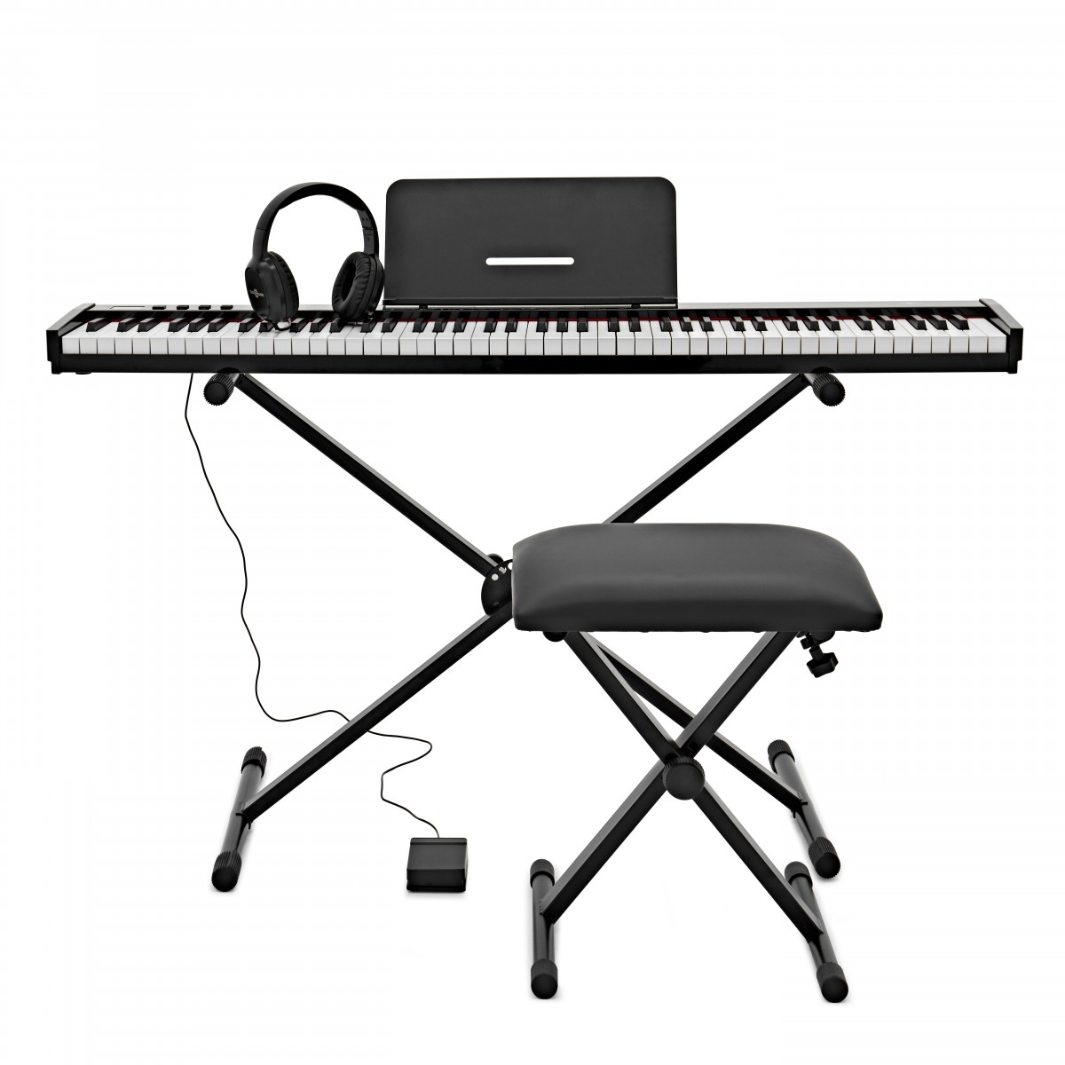 VISIONKEY-100 Digital Keyboard Piano, with Bluetooth, Stand Pack