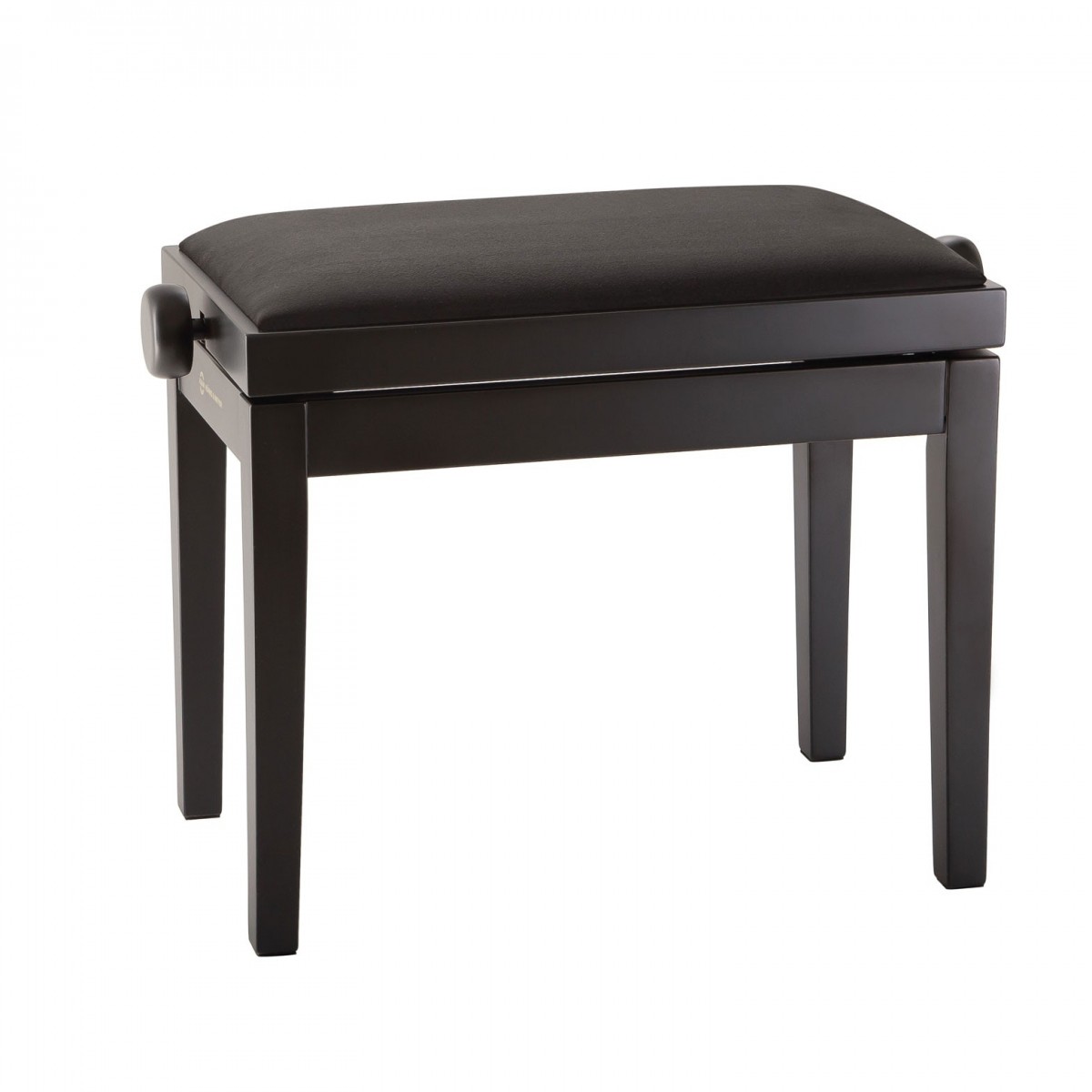 K&M 13960 Piano Bench, Velvet, Matte Black