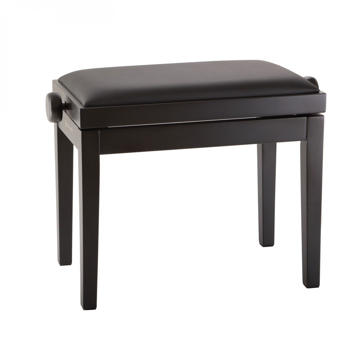 K&M 13970 Piano Bench, Imitation Leather, Matte Black