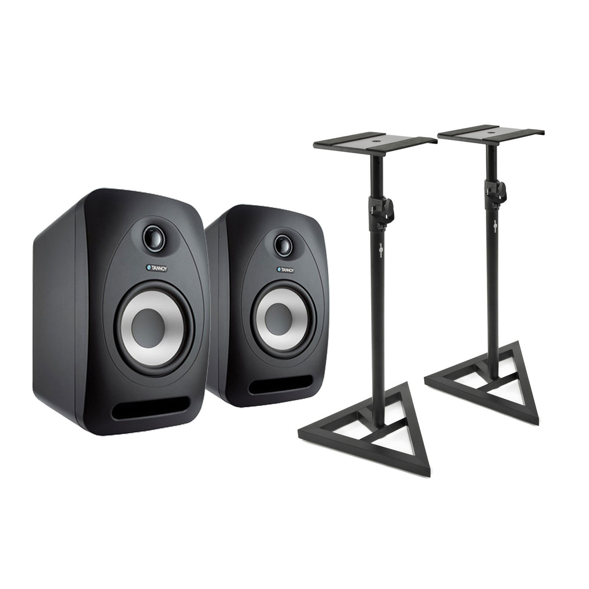 Tannoy Reveal 502 Studio Monitors, with Stands