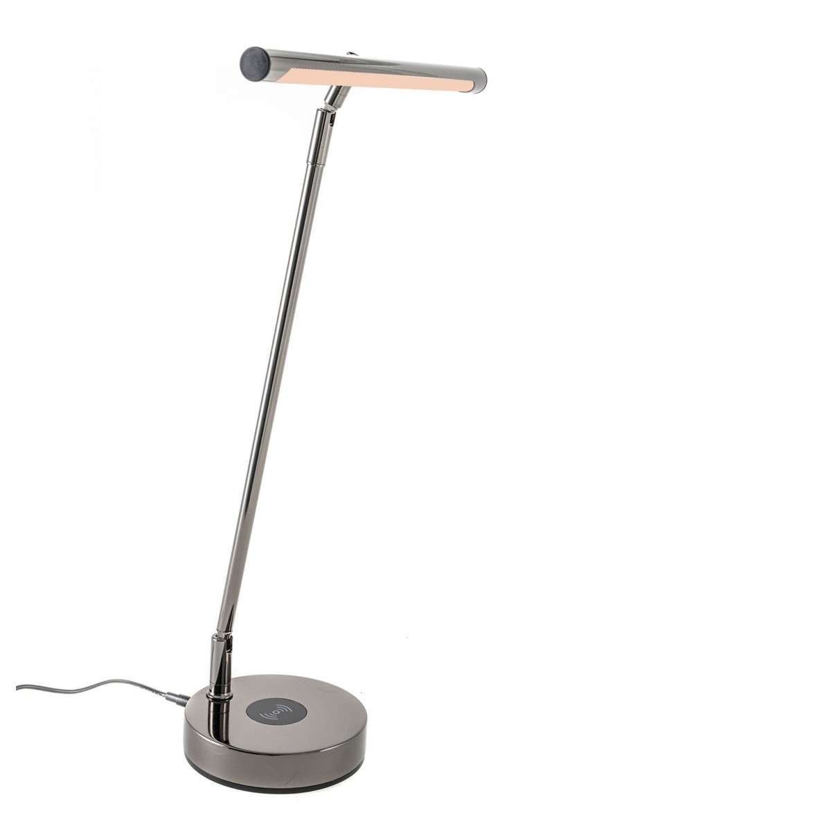 Gewa PL-78 Piano Lamp, Black Chrome Shiny, EU Plug