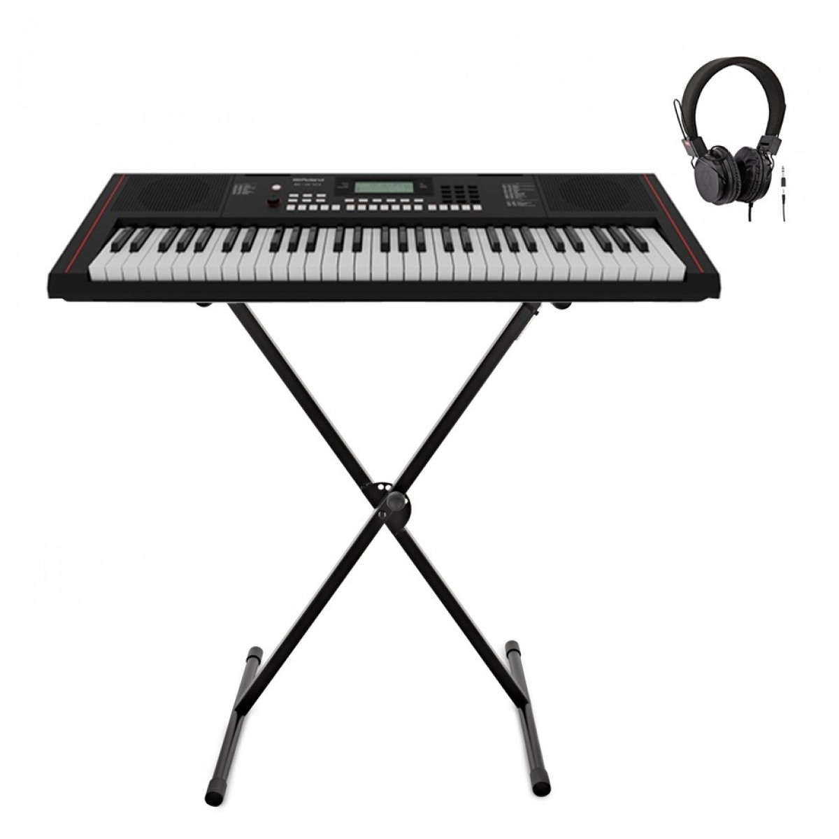 Roland E-X10 Portable Keyboard with Stand and Headphones