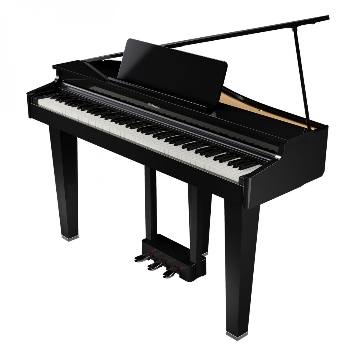 Roland GP-3 Compact Digital Grand Piano, Polished Ebony - Ex Demo