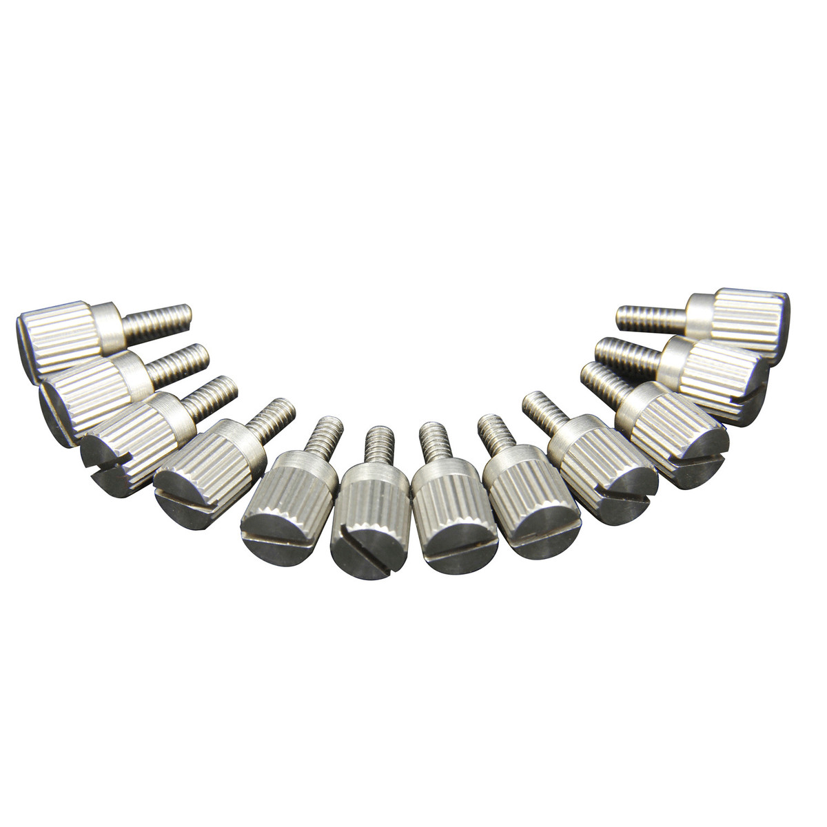 Radial Thumbset Knurled Screws