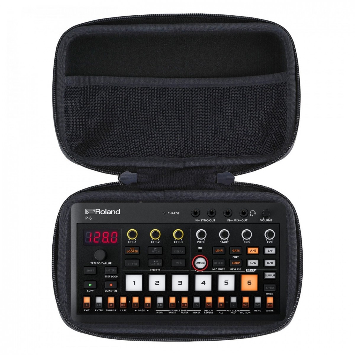 Roland Aira Compact P-6 Creative Sampler with Case