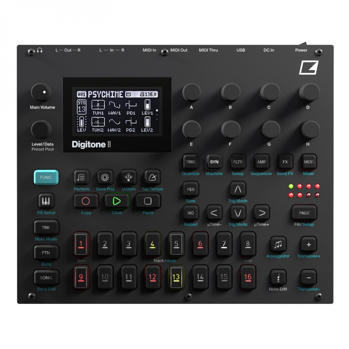 Elektron Digitone II Polyphonic Digital Synthesizer