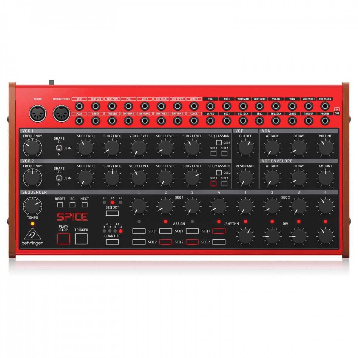 Behringer SPICE Analog Semi-Modular Polyrhythmic Synthesizer